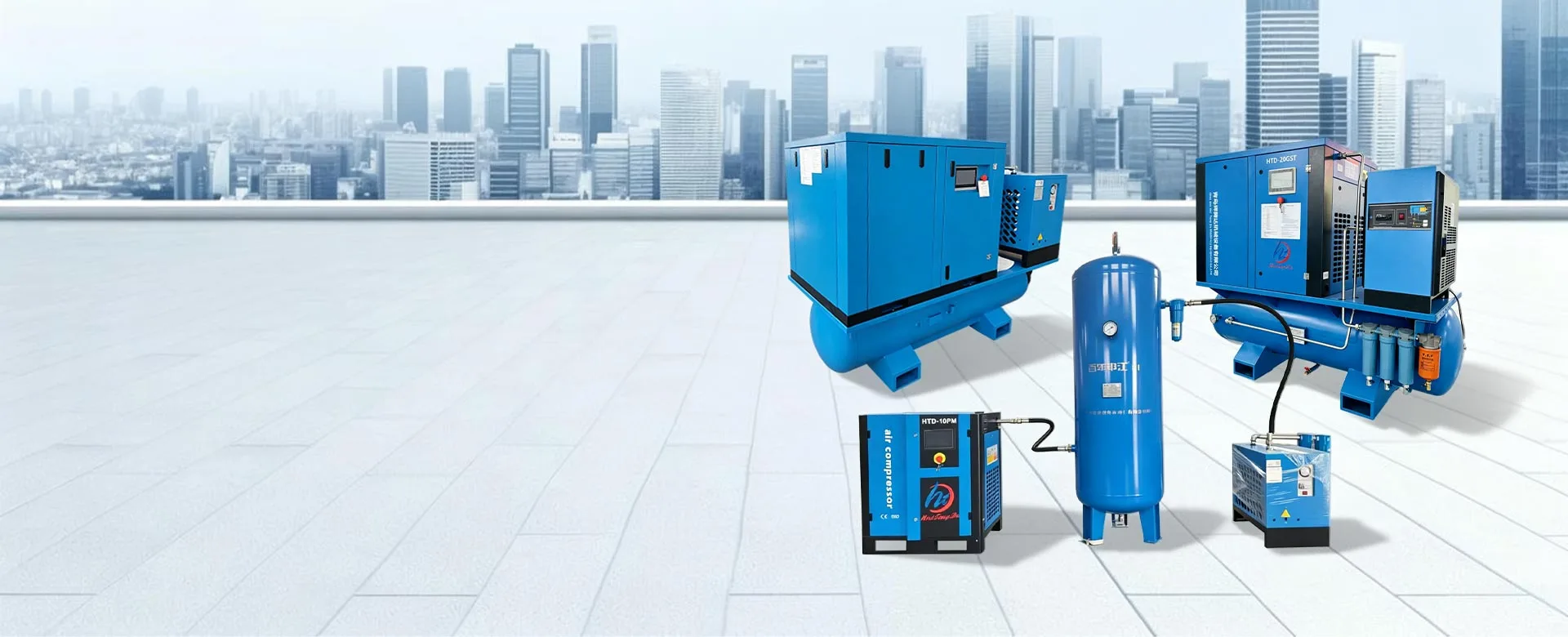 Fornitore di serie di compressori d'aria